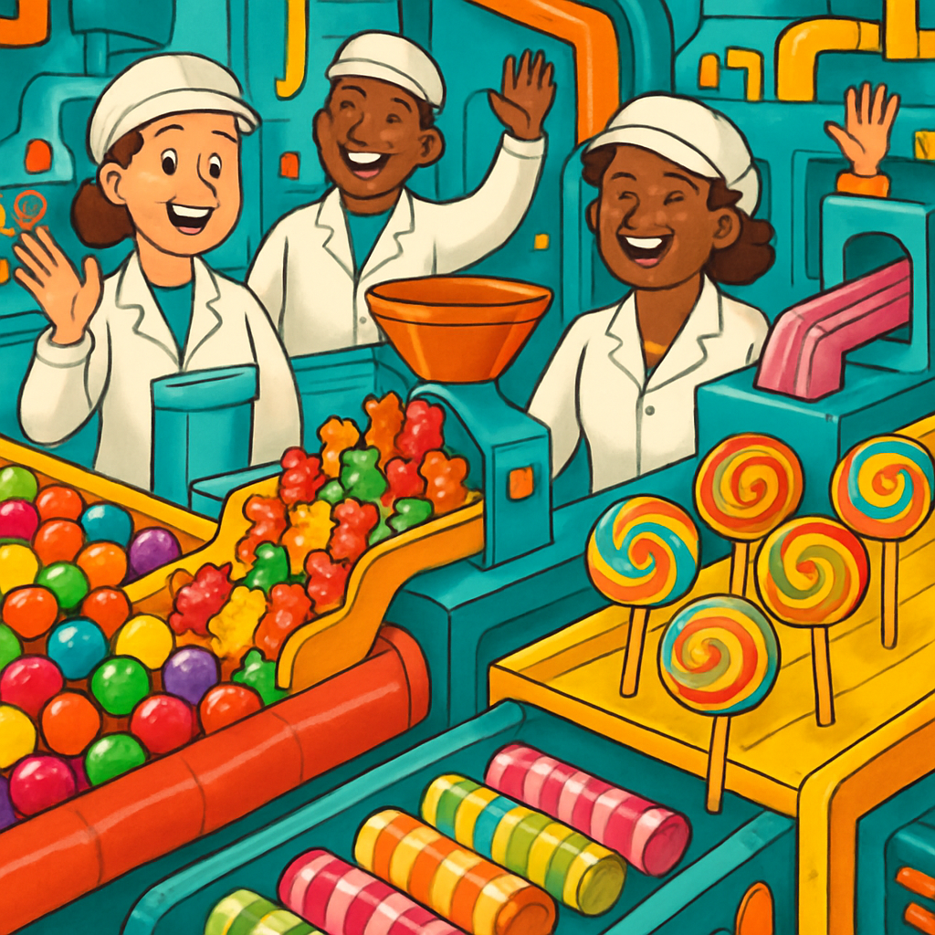 Produzione di caramelle